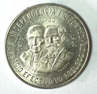 Photo of a 1960 Mexico 10 Pesos Silver from an eBay sale
