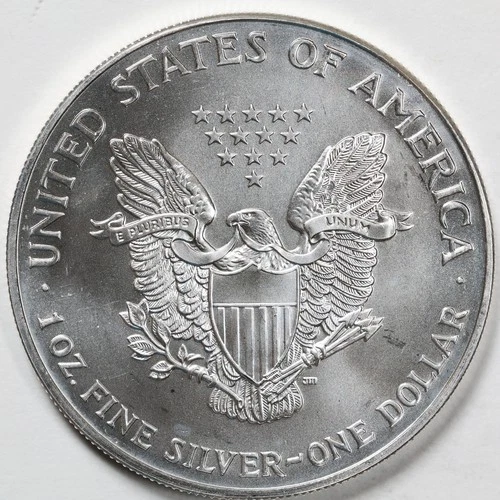 1999 American Silver Eagle (BU) - AUTHENTIC - In a Capsule to Protect It!