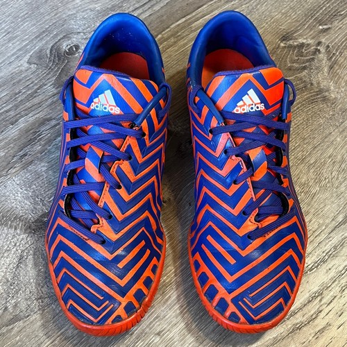 Adidas Predator Absolado Instinct Indoor Soccer Shoes Blue Orange B35480 Mens 7