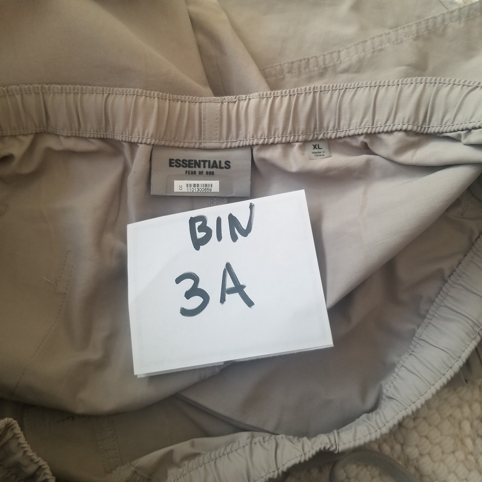 Fear of God ESSENTIALS Taupe Brown Volley Running Shorts Men’s Size XL Rare thumbnail 11