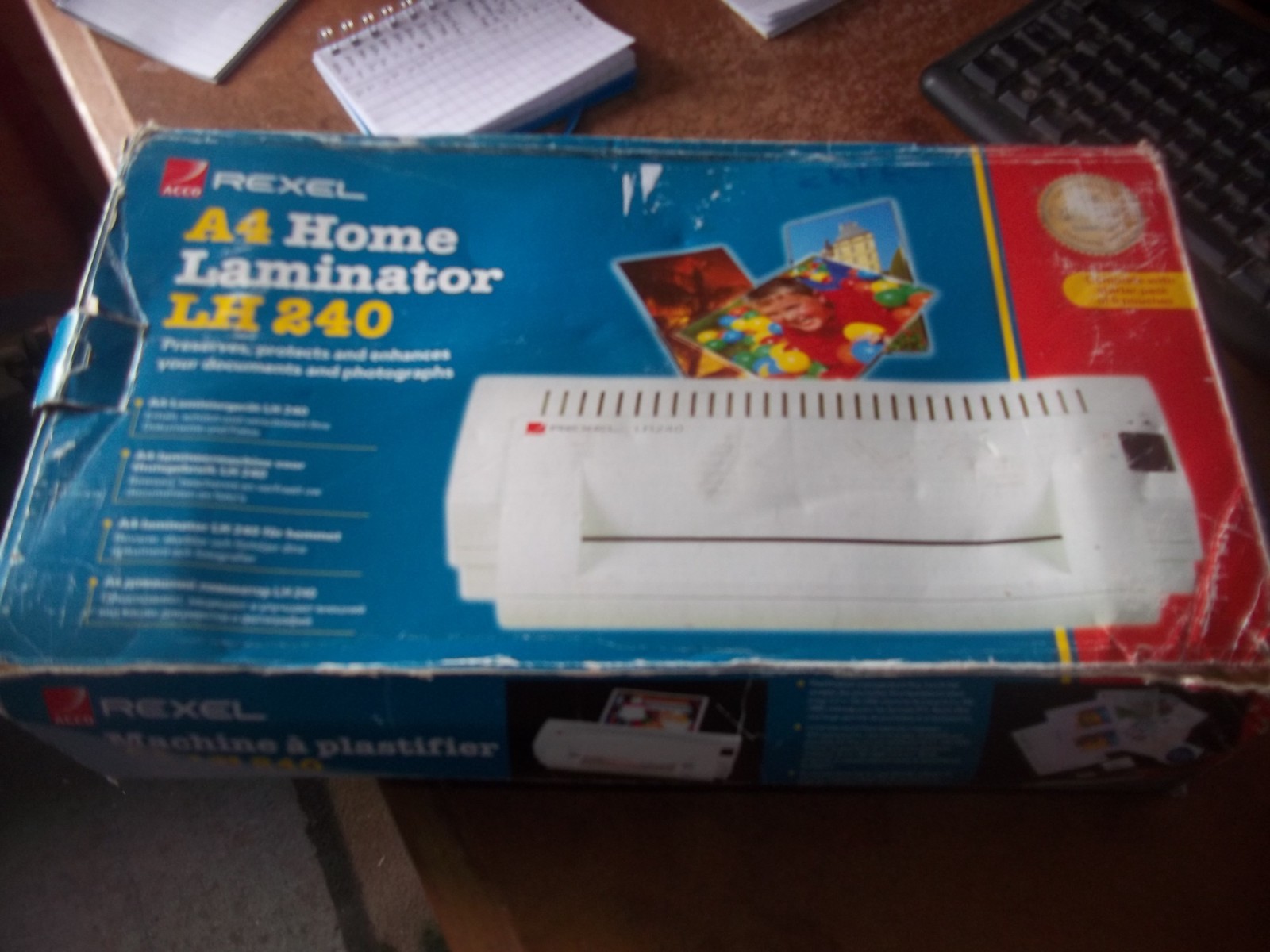 Acco Rexel A4 Home Laminator LH240 NEW 2100669 Free Post