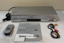 Magnavox DVD VCR Combo Player with Remote MDV560VR 4 Head Hi-Fi Tested  Manual