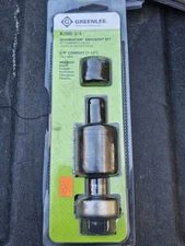 NEW GREENLEE K2BB-3/4 SLUGBUSTER KNOCKOUT SET 3/4" CONDUIT 1.12" 28.3MM