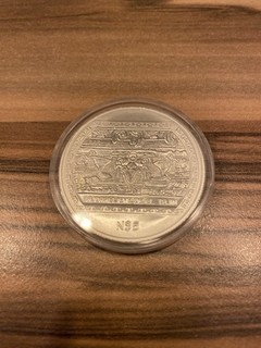 Silbermünze 1 Unze 5 Nuevo Peso 999er 1993 Feinsilber Bajorrelieve de el Tajin