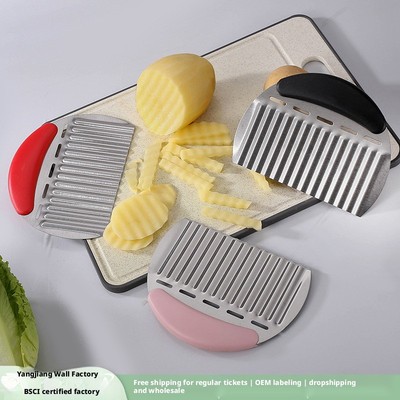 Stainless steel french fries and potato fancy slicer