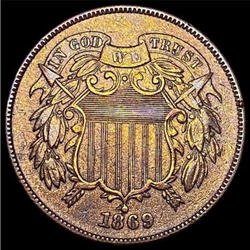 1869 2 Cent - Picture 6 of 7