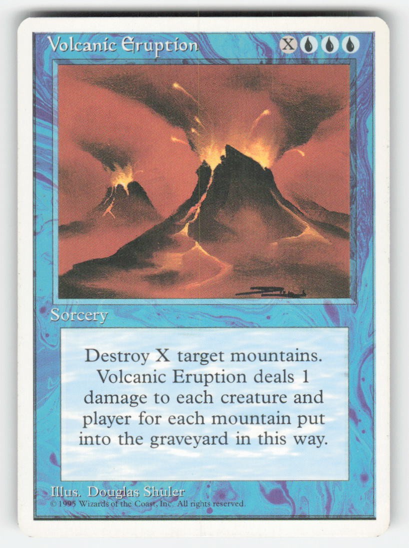 Volcanic Eruption Rare Near Mint
