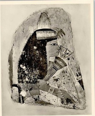 40150393 - 3000 Hanover Kestner Museum Lady Court Wall Painting from a