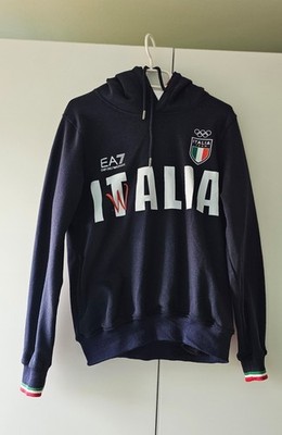 Neu! Hoodie dunkelblau ITALIA, wie Olympia 2024 Paris, Thomas Ceccon etc.