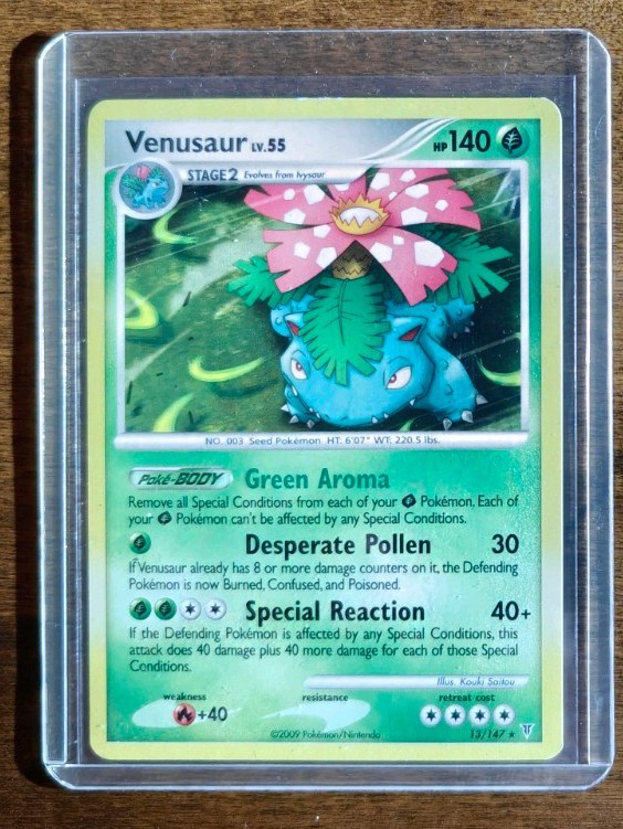 ​Venusaur 13/147 - Platinum Supreme Victors - Holo Rare Pokemon Card - LP