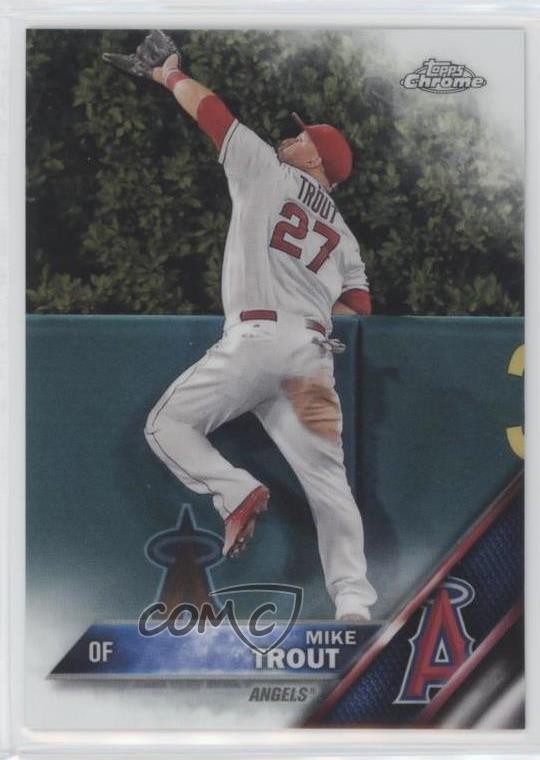 2016 Topps Chrome Mike Trout (Leaping) #1 00jz