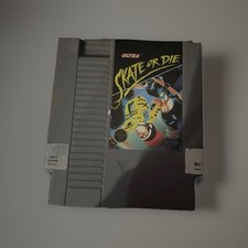 Vintage Skate or Die (1988) Nintendo (NES) Game With Black Sleeve Works