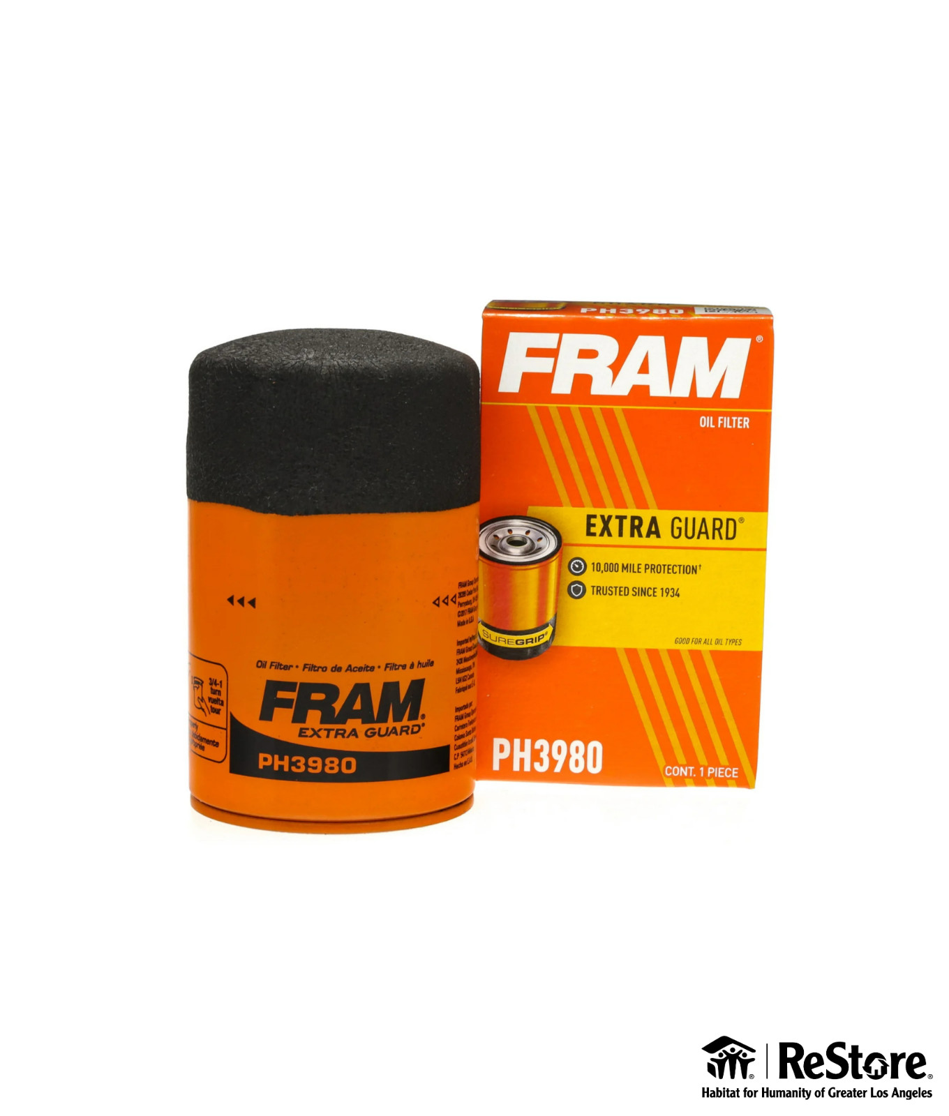 , Ph3980, 10k Miles, Replacement Oil Filter Pack Of 7