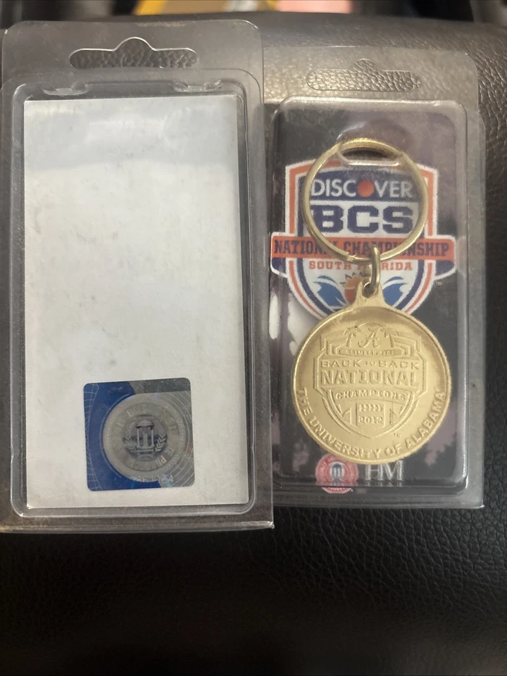 Alabama Crimson Tide Logo Shot Glass (1992)/Pin de solapa/Llavero BCS (2012) Foto 2 de 4