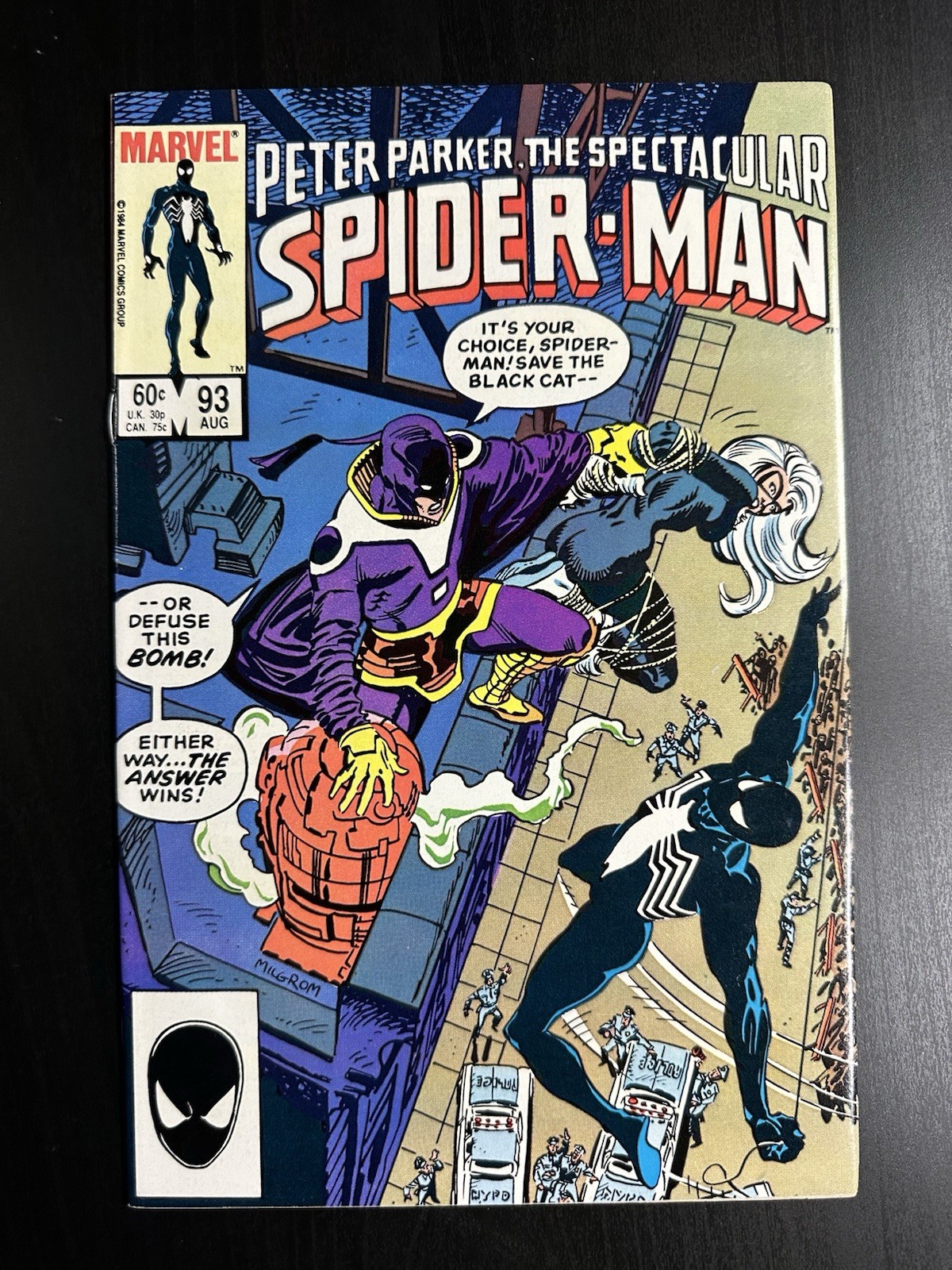 Peter Parker The Spectacular Spider-Man #93 | Marvel Comics | Black Cat