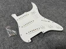 Fender Standard Stratocaster Loaded Pickguard ~ White SSS MII ~ Ceramic Pickups