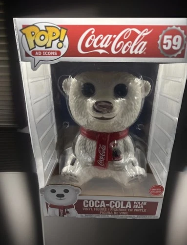 Funko Pop! Ad Icons COCA-COLA POLAR BEAR #59 - 10 Inch - Limited Edition