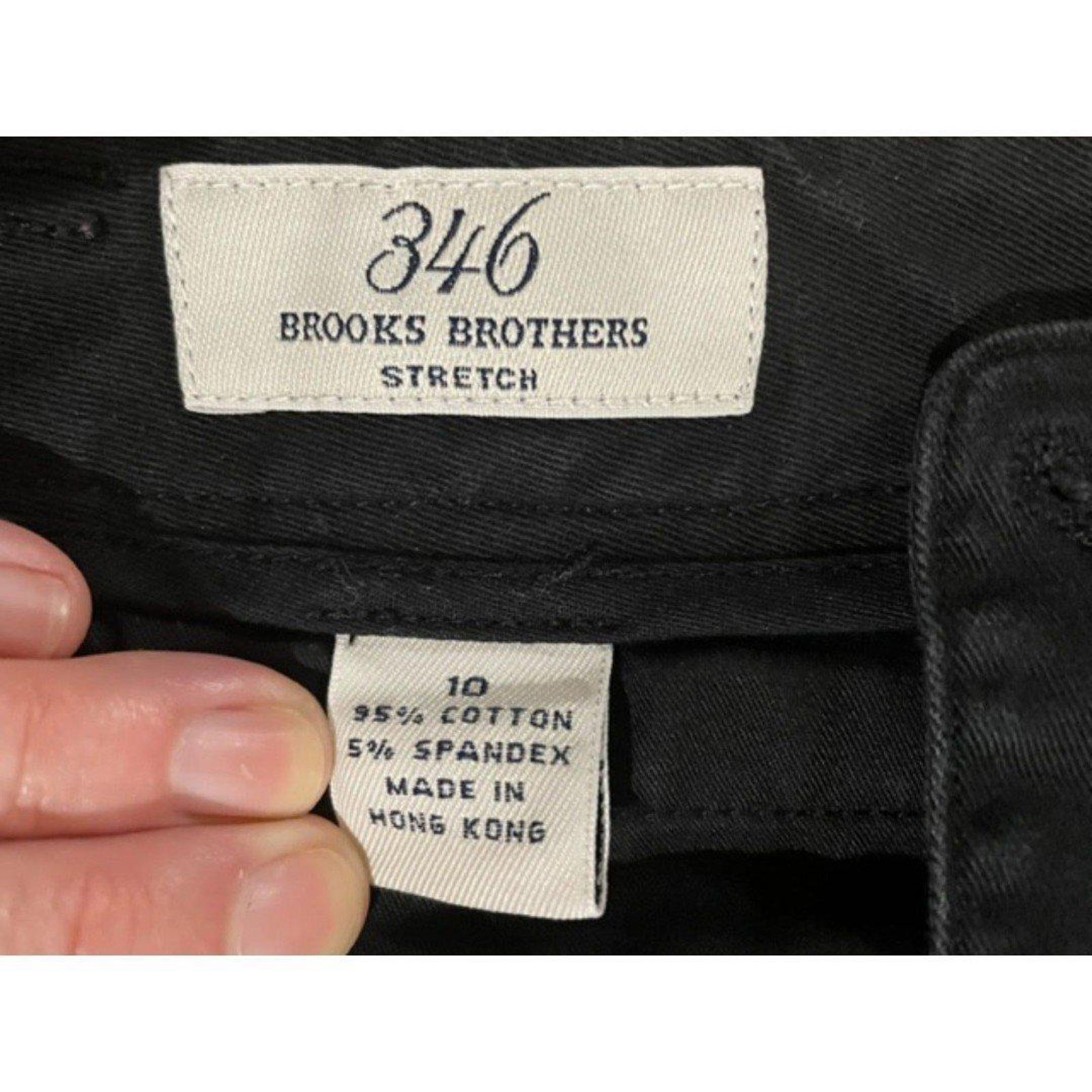 Brooks Brothers 346 Stretch Navy Trouser Pant Womens Size 10 thumbnail 4