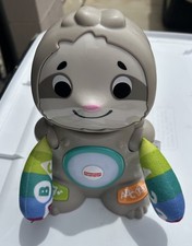 Fisher Price Linkimals SLOTH Smooth Moves Interactive Toy Music Lights WORKS