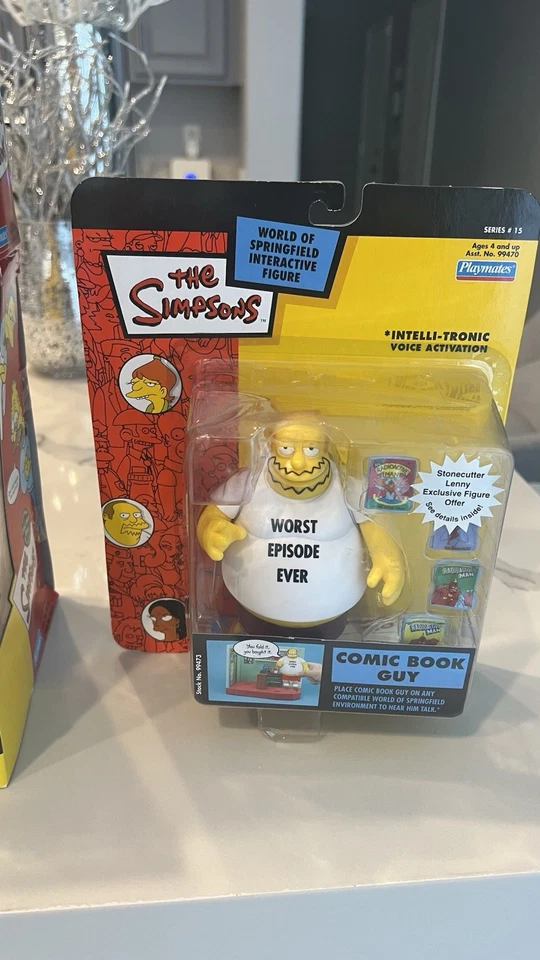 Tienda de cómics Playmates-Libro de cómics Guy-Bartman-Base lunar despliegue Boy Radio Am Foto 4 de 4