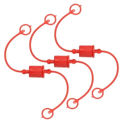 Jeu de 3 bouchons mâles et femelles pour raccord hydraulique ISO-A 3/4" - Photo 1/4