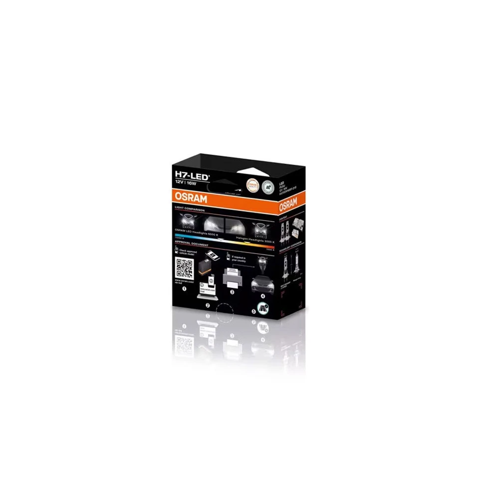 OSRAM LEDH7 Night Breaker 450% Velocidad Set De 2 - Imagen 2 de 2