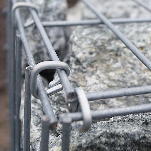 C-Ringe Riegel für Gabione Steinkorb Steinzaun C-Klammer Verbindungsklammer - Bild 3 von 3