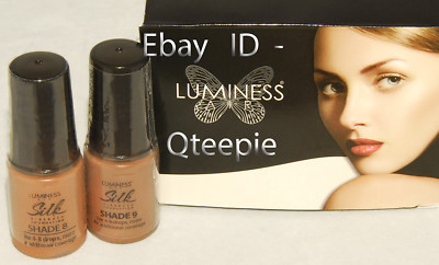 LUMINESS AIR - Airbrush Makeup 2 pc FAIR Shade #8 & #9 SILK Foundation SET *NEW