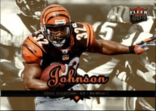 2006 Fleer Ultra Gold Medallion RUDI JOHNSON #40 CINCINNATI BENGALS AUBURN 🏈