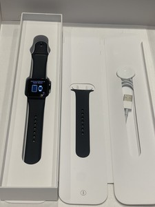 Apple Watch Series 3 38mm Space Grey Aluminium Black Sport Band GSP B19 |  eBay
