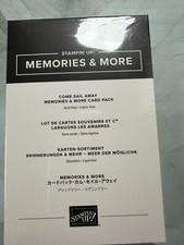 Stampin Up Memories and More pack plus variety of bags, wooden pieces, and more