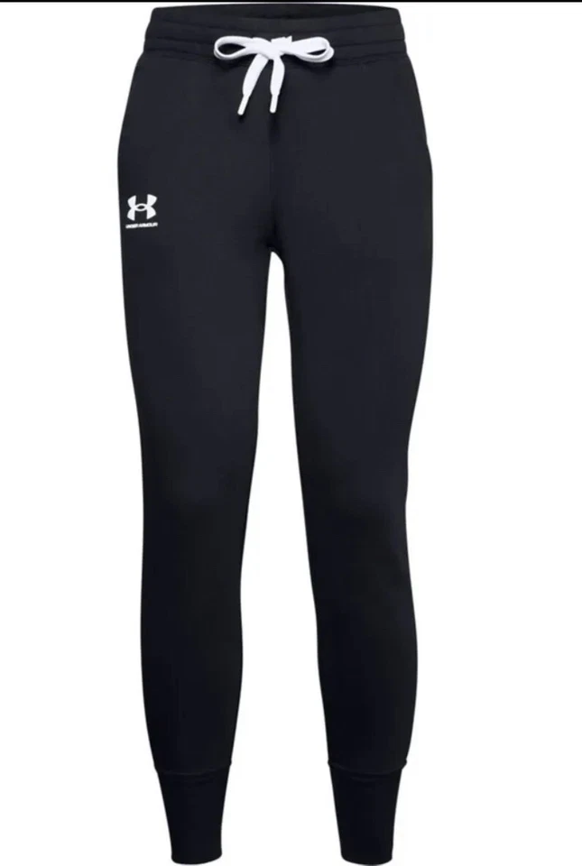 Nuevos Joggers Mujer Under Armour Rival Polar NEGROS Talla Pequeña S 001 Foto 3 de 4