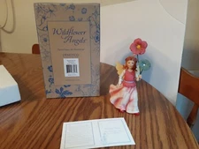 2002 DEMDACO Wildflower Angels "Nasturtiums for Patriotism" Figurine #36027