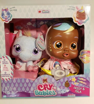 CRY BABIES Fantasy JASSY & NILA Pet Toy Gift Set! NEW IN BOX 