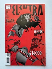 ELEKTRA: BLACK, WHITE & BLOOD #2 (NM), Marvel 2022, Adam Hughes Cover