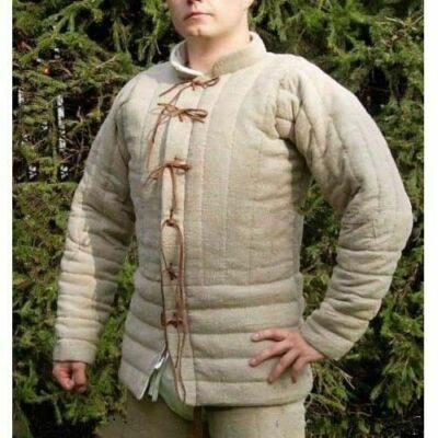 New Gambeson Medieval-Reenactment Camel Super Amazing Fancy Dress arming jacket