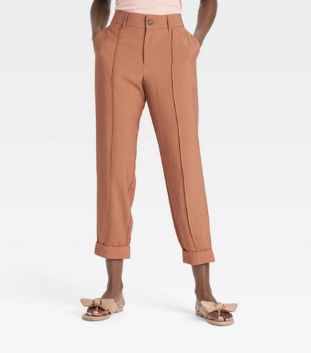 straight leg ankle pants womens