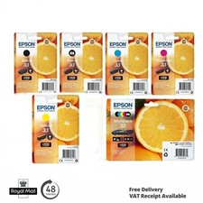 Original Epson 33 Orange Ink Cartridges Multipack & Singles for XP-54 XP-900 Lot
