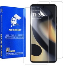 2 Pack ArmorSuit MilitaryShield Screen Protector for Motorola Edge 2024 USA