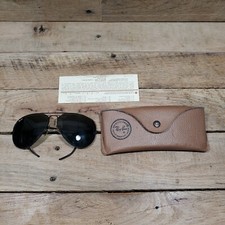 VTG Ray-Ban B L Aviator Sunglasses w/ Case Paperwork USA Made