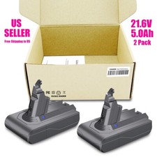 21.6V 5Ah For Dyson V6 SV03 SV04 SV05 DC58 DC59 Animal Handheld Cleaner Battery