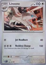LINOONE - UNCOMMON - OBSIDIAN FLAMES - POKEMON CARD - 168/197