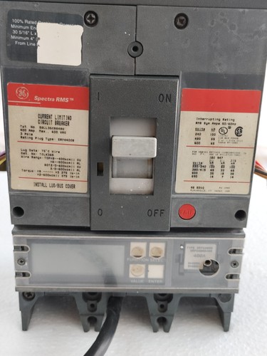 GE SOLL36CB0400 3-P 400A 600V SPECTRA CIRCUIT BREAKER 400A RATING PLUG FREE FAST - Picture 10 of 18