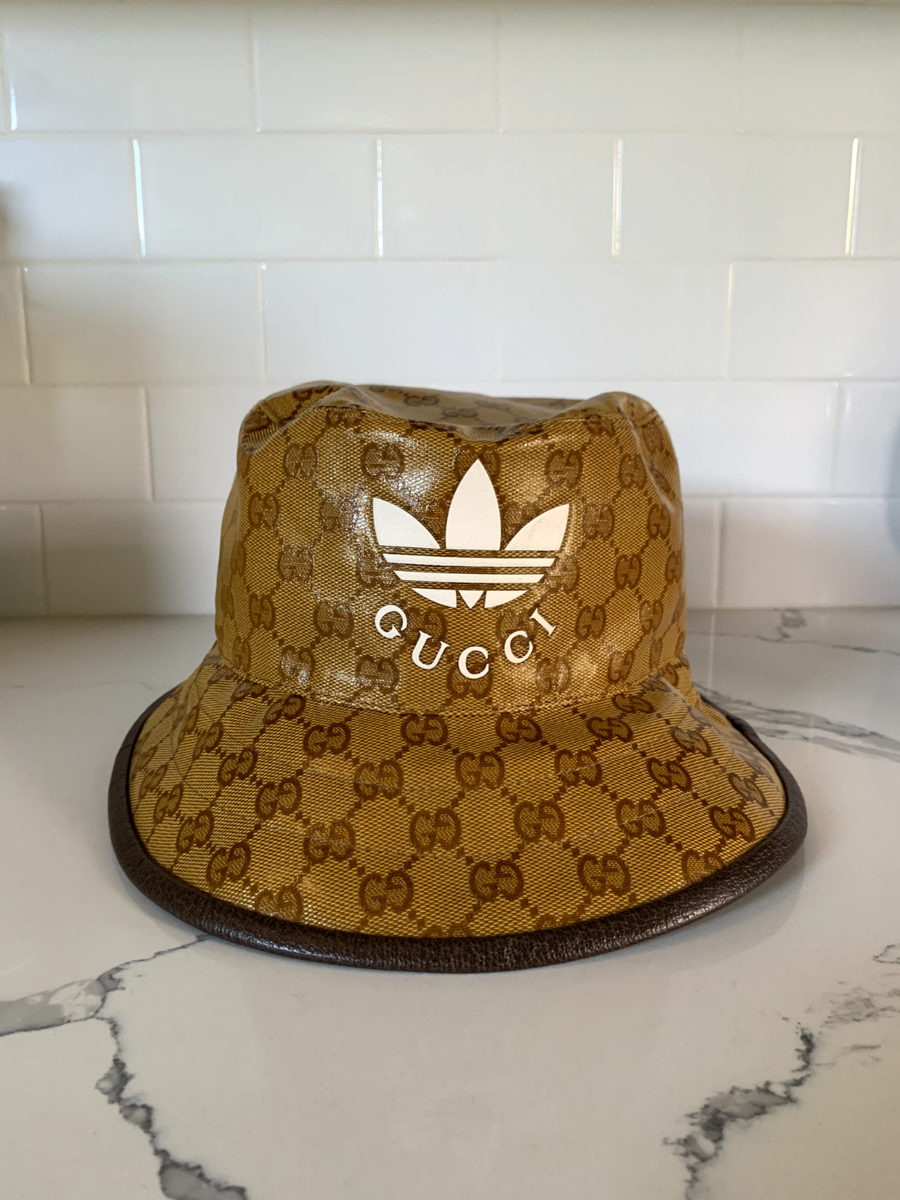 GUCCI  グッチ アディダス S バケットハット GG Adidas x Gucci bucket hat size L stunning! brand new with tags | eBay