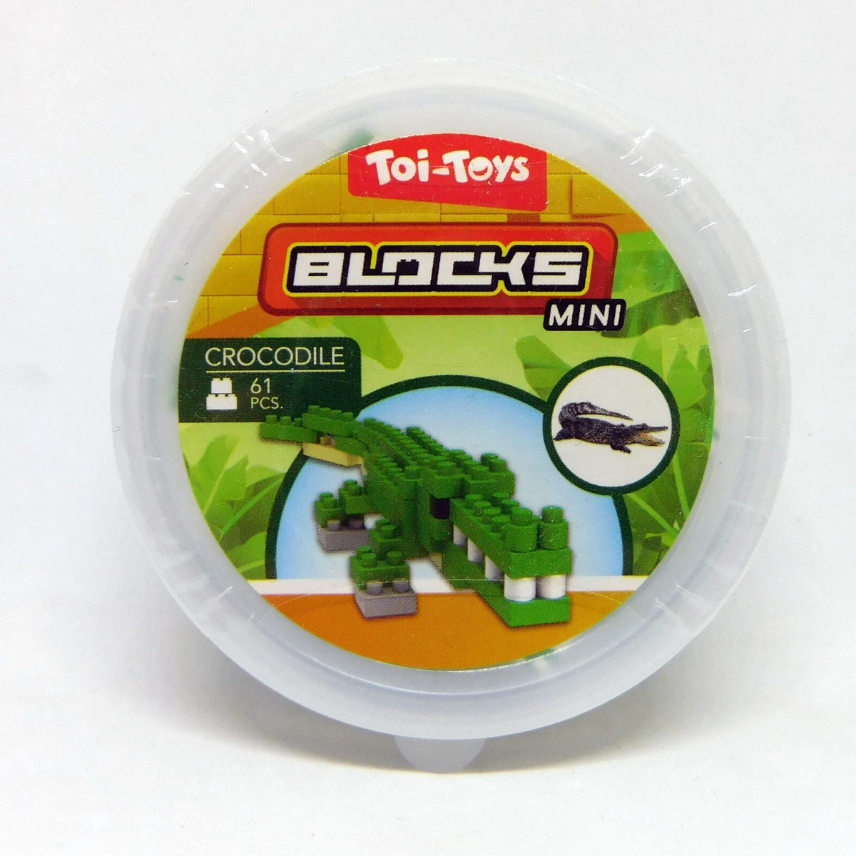 Crocodile / Krokodil 61 Teile - Toi-Toys Blocks Mini  
