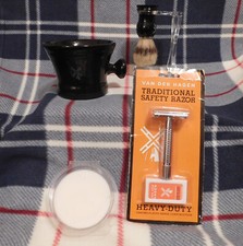 New Without Box: Van Der Hagen "Boar Shave Set" Razor Blades