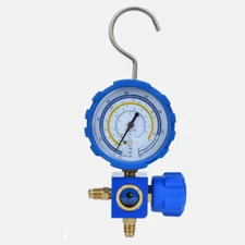 Air Condition Manifold Gauge Low Pressure A/C Refrigeration Tool with Sight #F6