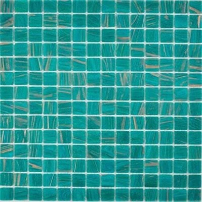 Pâte de Verre Turquoise Vert Brillant Mur Bain Douche Cuisine 230-GA67 10 - Photo 1/4