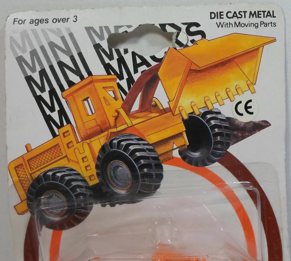 ZYLMEX VTG 1989 MINI MACKS SCRAPER 3'' DIE CAST TOY CAR MOSC - Image 4 of 4