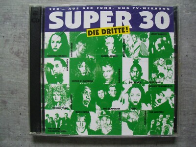 Super 30 - Die Dritte! (Doppel-CD von 1993) 34 Tracks David Bowie Lenny Kravitz